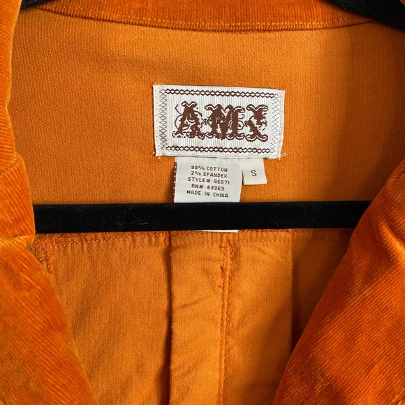 🎉 2/$20 🎉 Orange AMI corduroy jacket - Picture 2 of 5